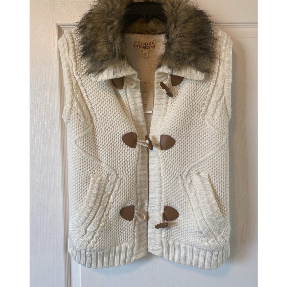 Ivory Sweater Vest